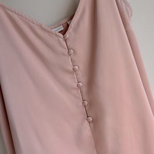 Eva Mendez pink button cami